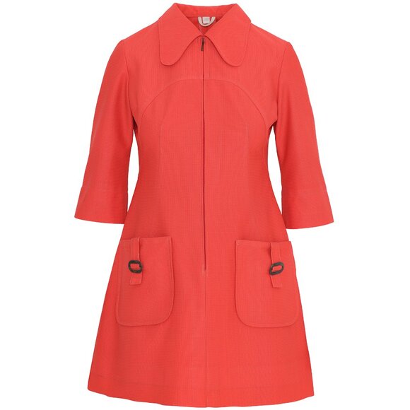 Toni Lee (USA) 60s, Repp Weave, Architectural Seaming, Mod-era Socialite